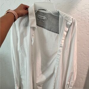 Calvin Klein Men's White button up